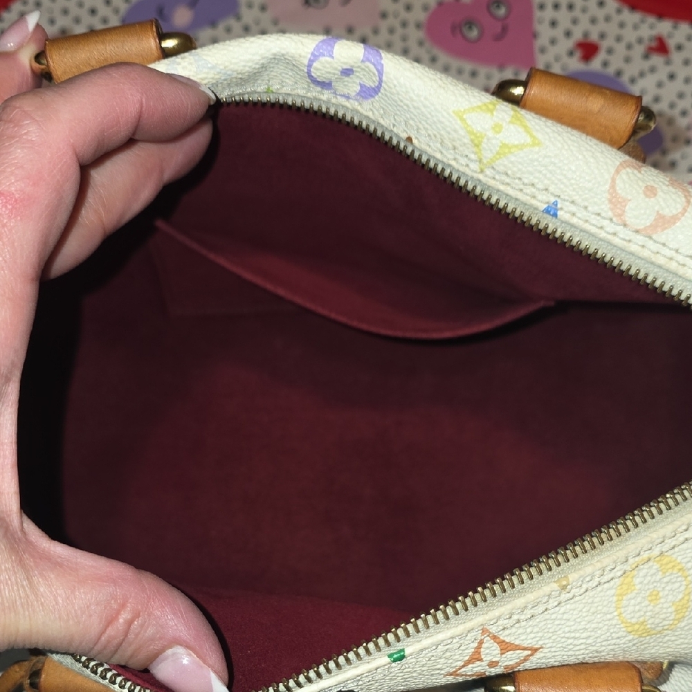 Louis Vuitton White Murakami Multicolor Speedy - Picture 7 of 16